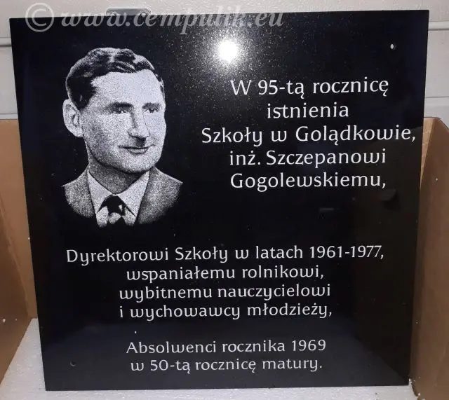  Tablica pamiątkowa gogolewski