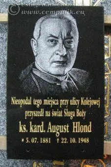  Ks. kard. August Hlond	Nieopodal tego miejsca przy ulicy Kolejowej przyszedł na świat.
                                    