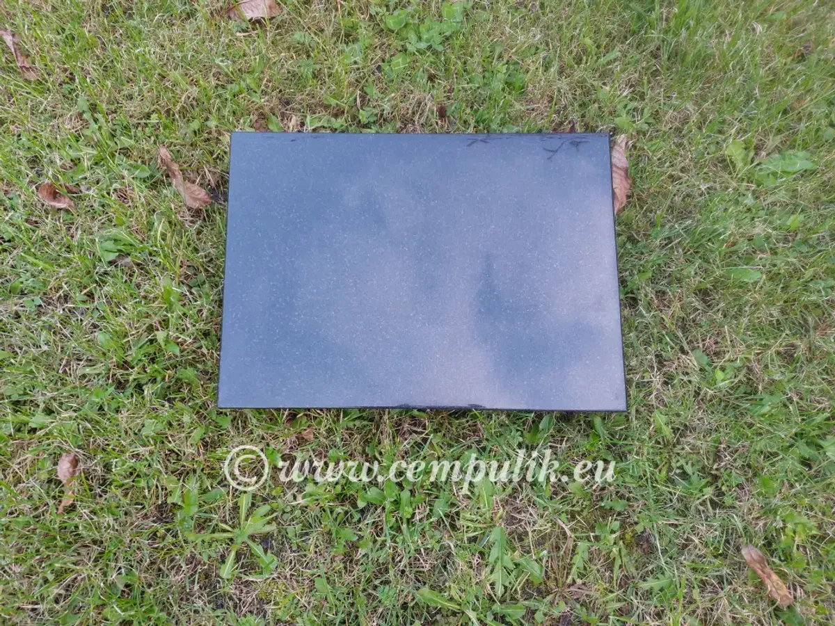 Czarna płyta granitowa
