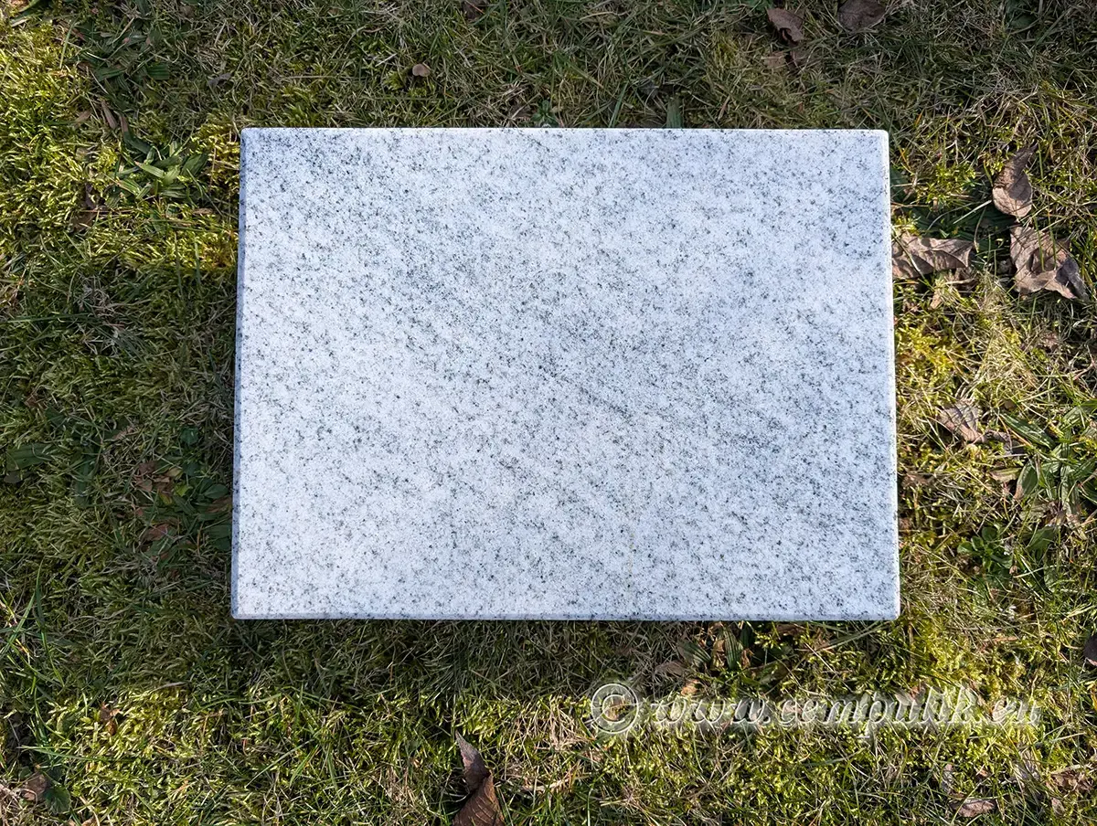 Granite Memorial Pillow — Viscont White