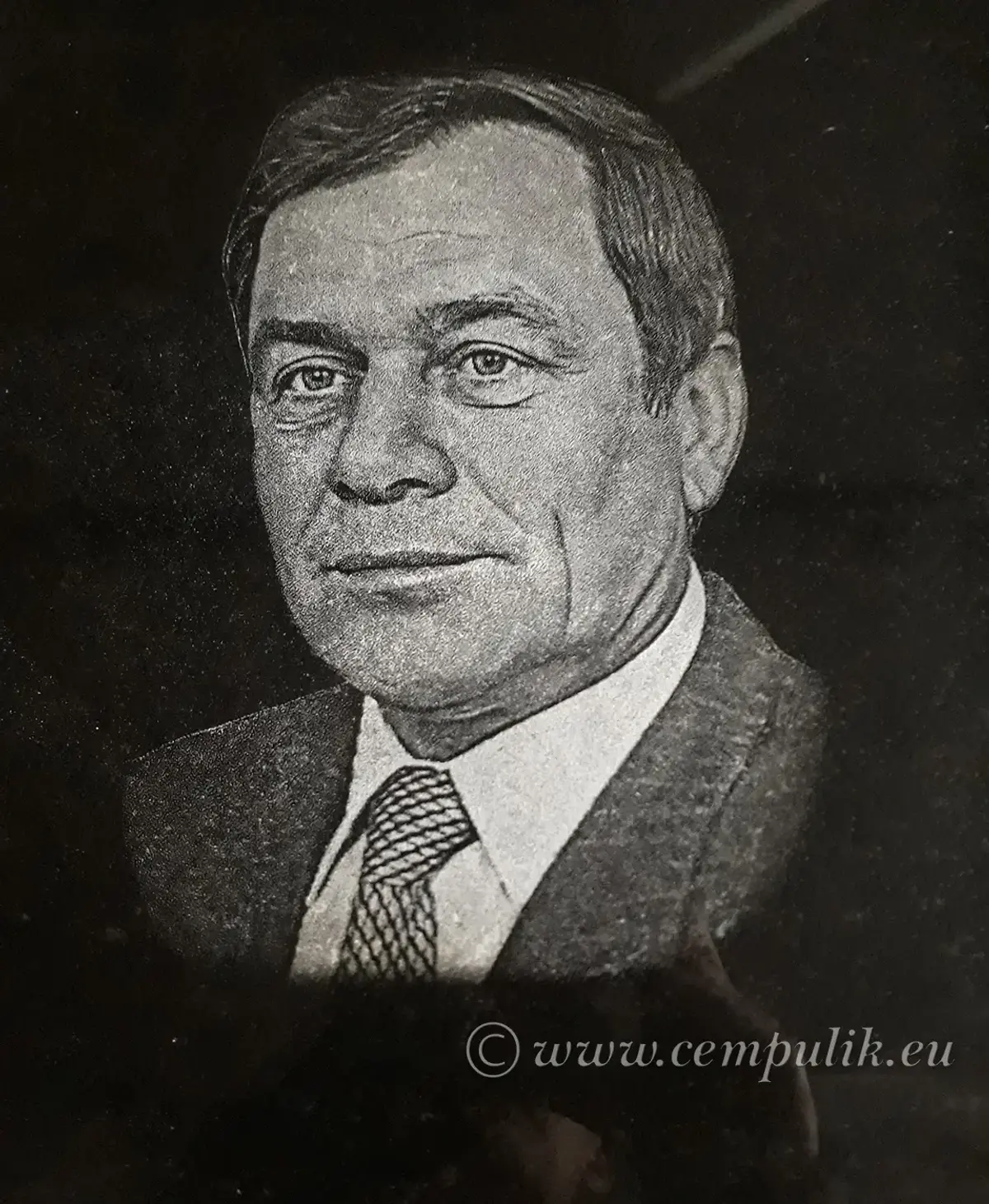 Engraved Portrait on Granite — Memorial Photo for Gravestones - zdjęcie 2