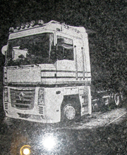 Grawer ciężarówki TIR