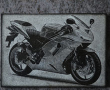Grawer motocykla Kawasaki