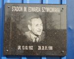 Tablica pamiątkowa upamiętniająca Edwarda Szymkowiaka