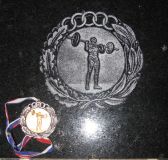 Medal na nagrobku
