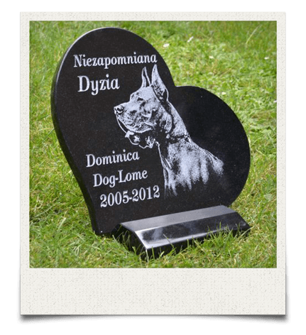 Headstone for Dog