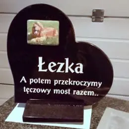 Płyta z porcelanowym zdjęciem