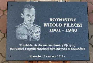 Tablica pamiątkowa Witold Pilecki