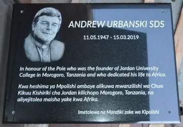 Tablica pamiątkowa Tanzania