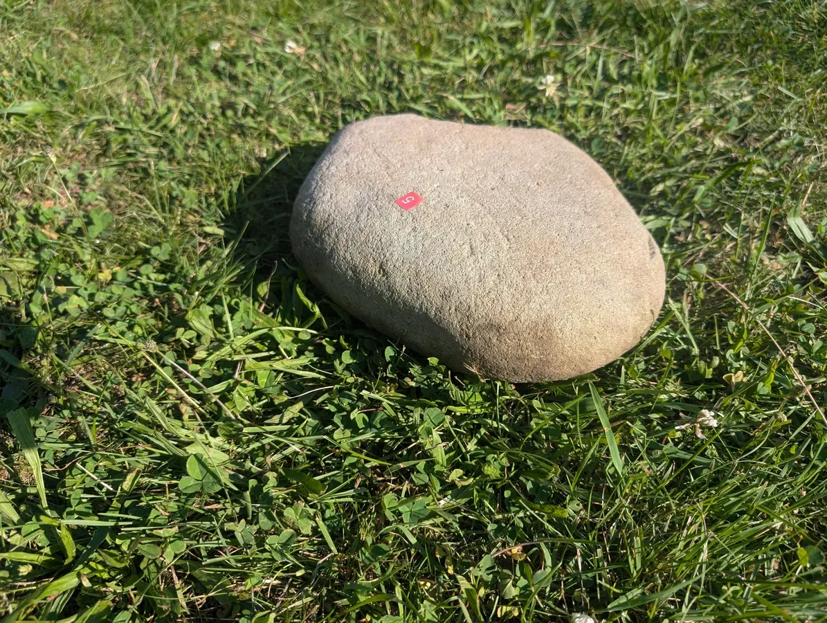 #05 Gedenkstein – Granitfindling als Hunde-Grabstein
