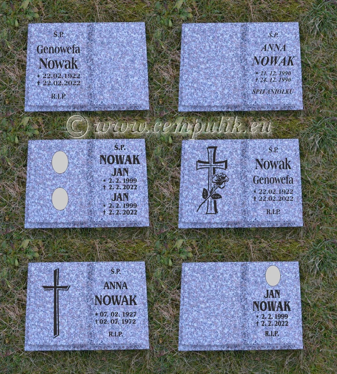 Granitowa Książka Nagrobna Brązowa (40×30 cm) – Szlachetna Księga Pamięci