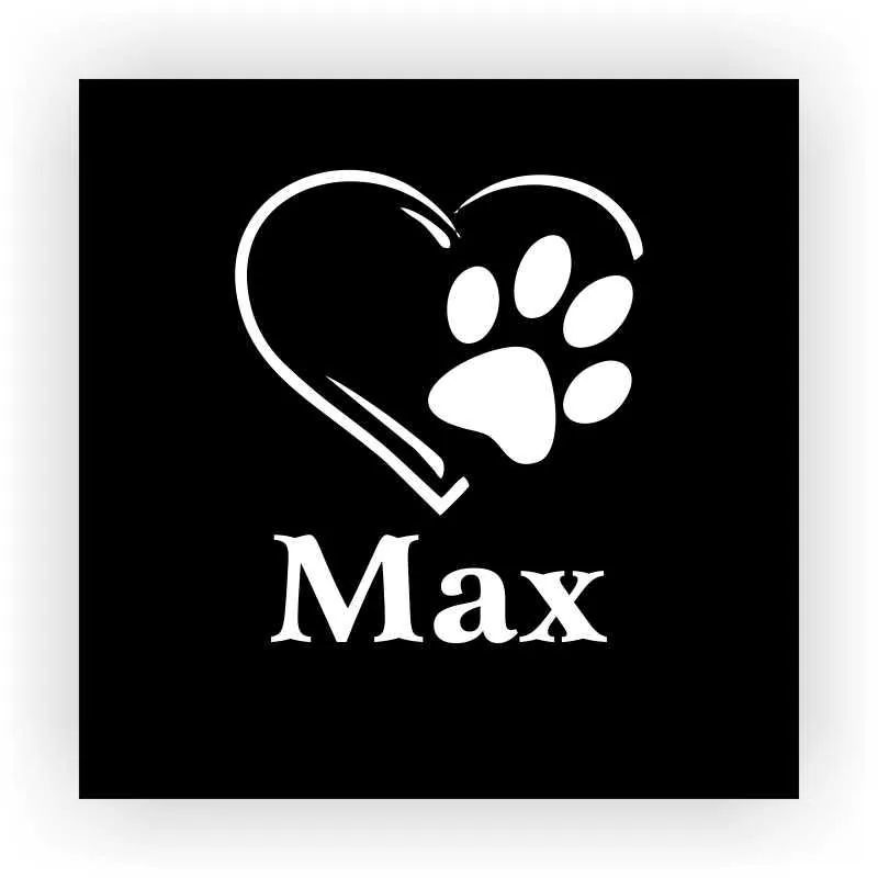 Black Granite Plaque with Personalized Inscription