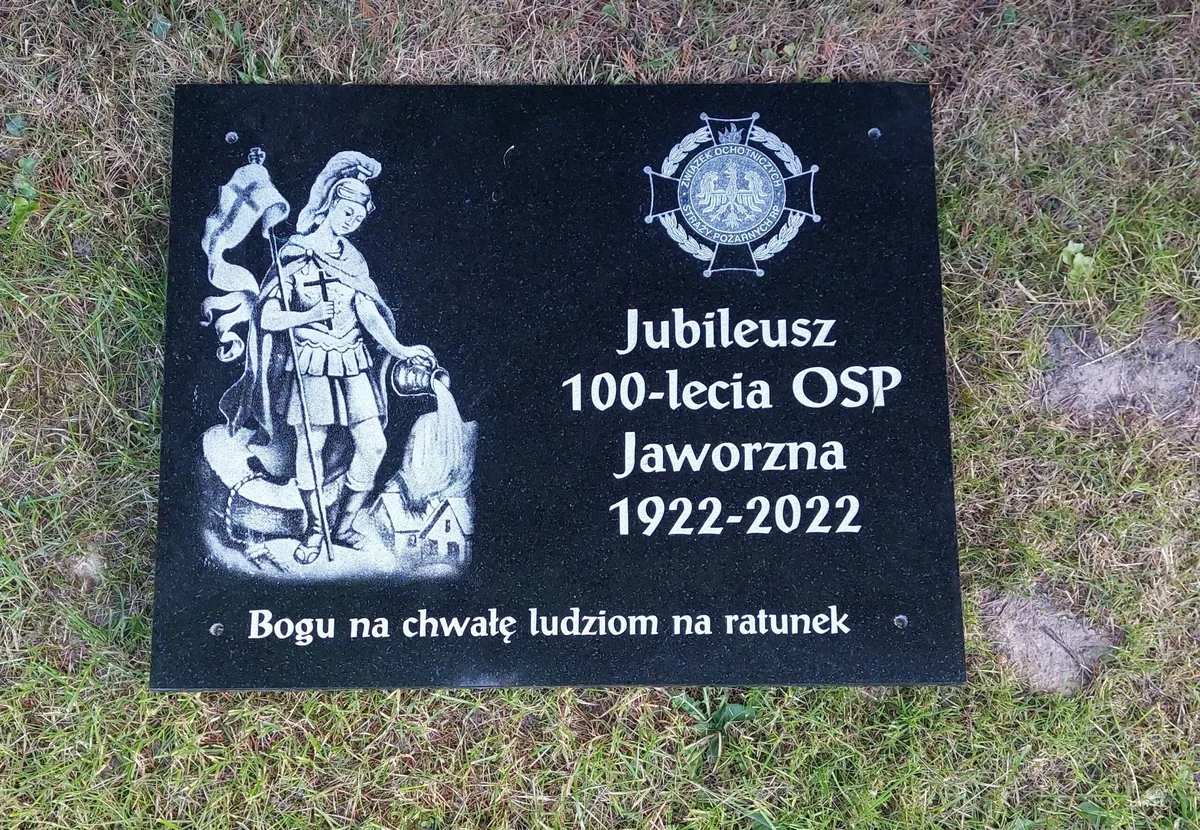 Gedenktafel für Feuerwehr — Granit, Personalisiert