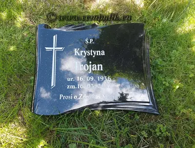 Personalised Granite Papyrus Memorial Scroll 40×30 — Inscription Only