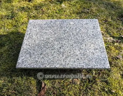 Grabkissen — Hellgrau 40x30 / 45x35 cm