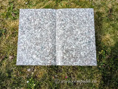 Hellbraunes Granit-Gedenkbuch – Premium-Muster