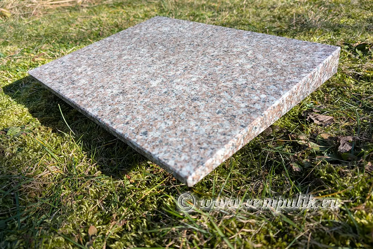 Grabstein-Kissen — Mehrfarbig Hellbraun 40x30 cm