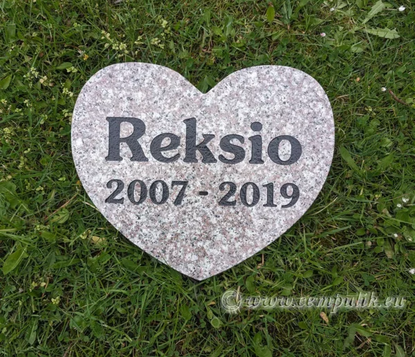Serce brązowe z podstawką (30mm grubości) - obrazek 4
