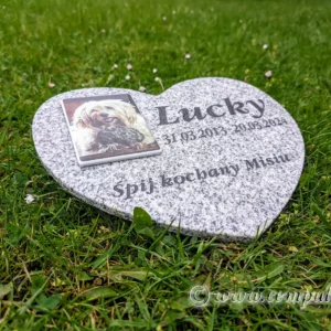 Serce Granitowe - Pamiątka dla Zwierzęcia z Personalizowanym Akcentem