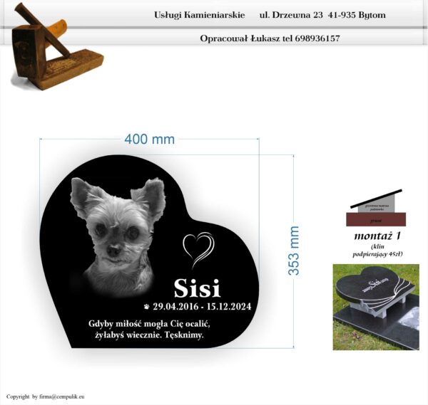 Sisi zgodnie z projektem