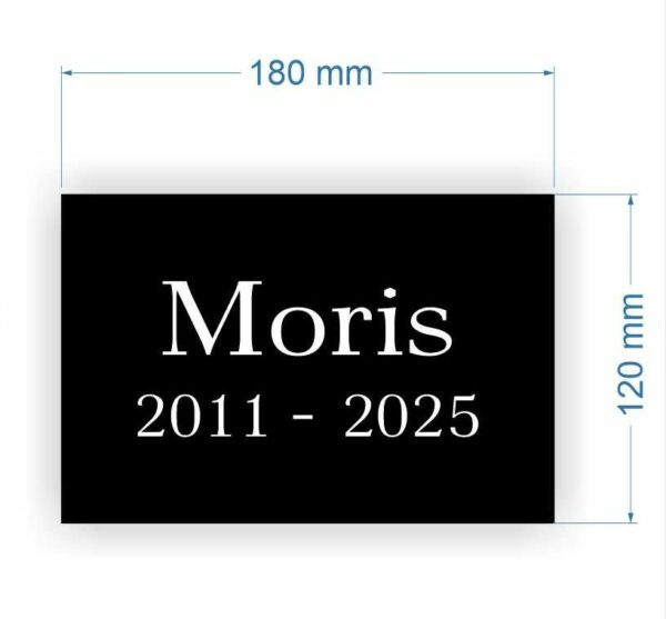Nagrobek zgodnie z projektem Moris