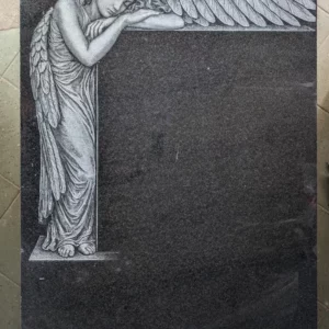 Usługa Grawerowania: Duży Anioł (140x100 cm) na Granicie