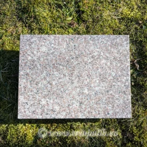 Poduszka Nagrobna Jasnobrązowa Granit 40x30 cm — Klasyczna Elegancja