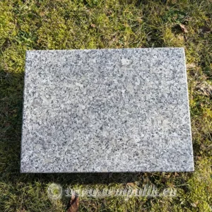 Poduszka Granitowa Nagrobna Jasnoszara 40x30 cm — Klasyczna Elegancja