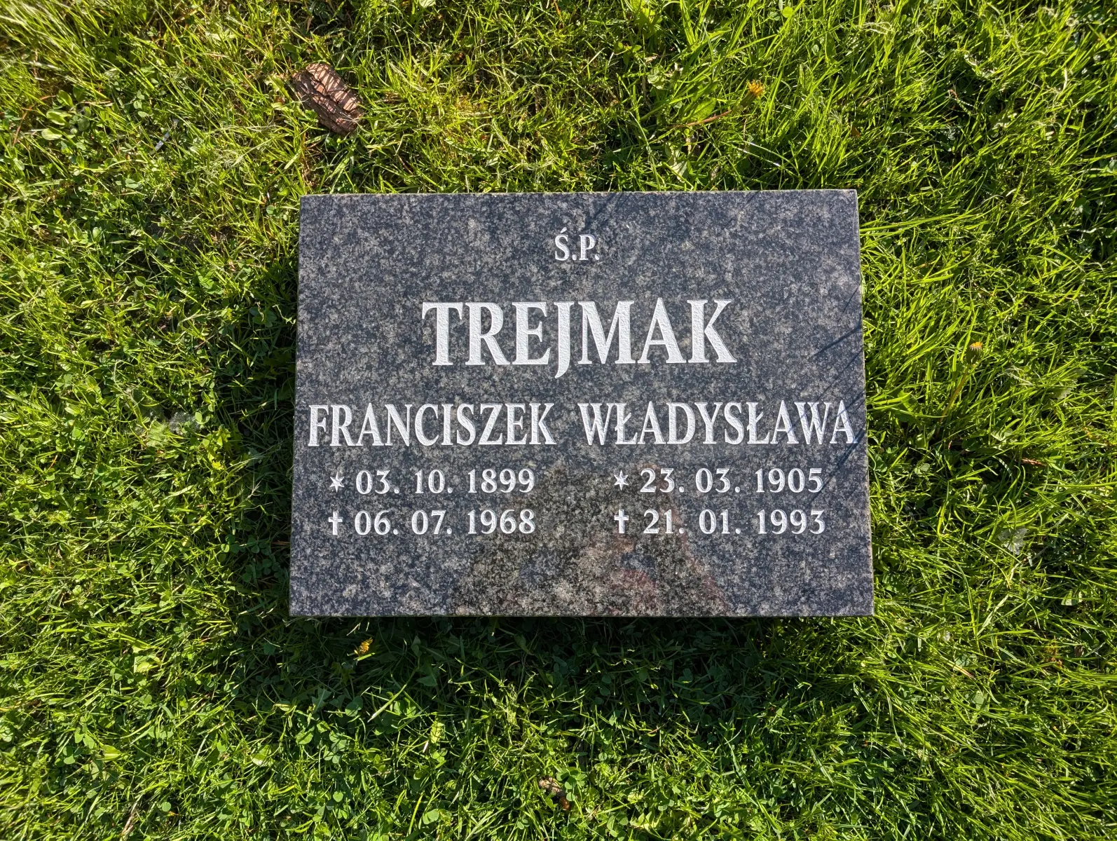 Grabkissen — Dunkelgrau 40x30 / 45x35 cm - zdjęcie 6