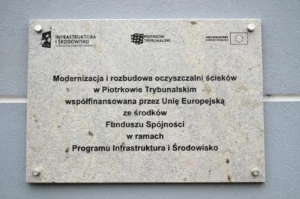 tablica unijna wodociągi